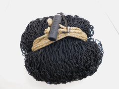 Hay Chix rope and hoggle closure for easy filling and secure bale coverage