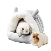 Hay Natural Guinea Pig Hideout large front view for warm, secure resting.