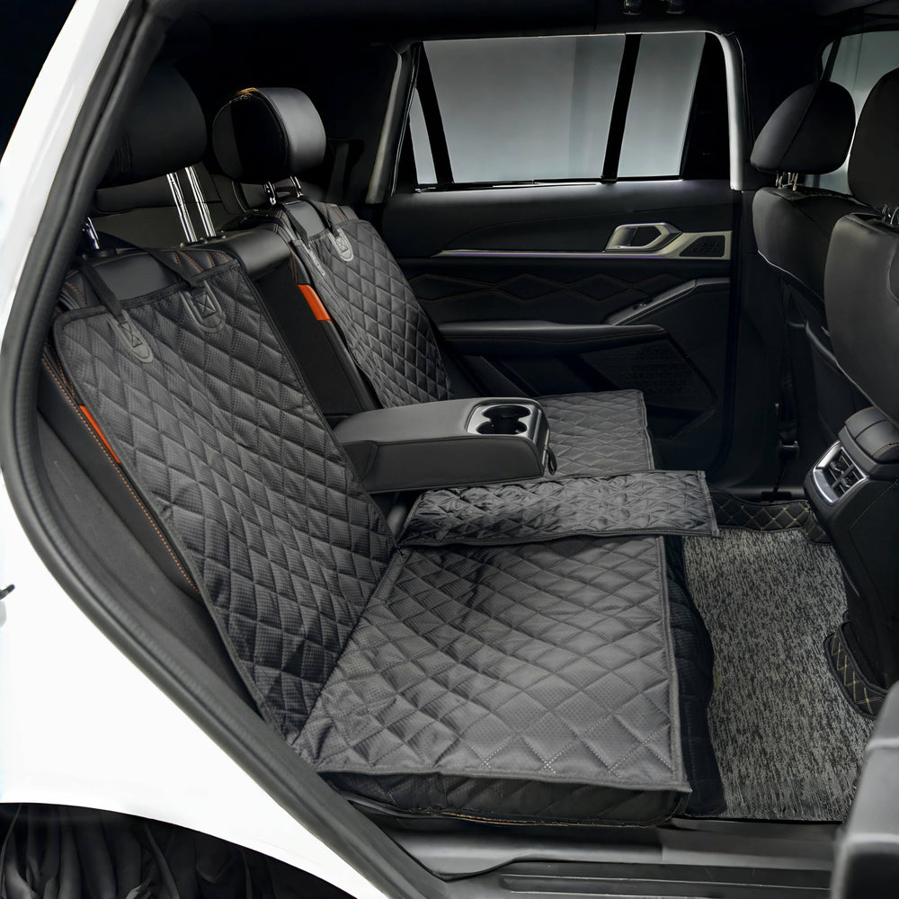 HCCW dog car seat cover back seat protects dry and clean with waterproof backing