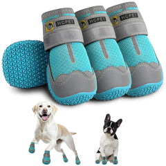 Hcpet dog shoes size 3 fit chart shows 1.77 inch width for medium dogs