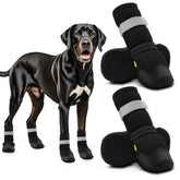 Hcpet dog shoes provide winter protection for snowy days and outdoor adventures