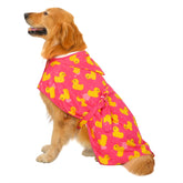 HDE Dog Bathrobe hooded absorbent drying to minimize wet dog mess.