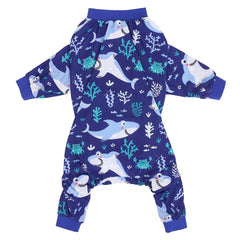 HDE dog pajamas elastic cuffs on sleeves and legs