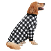 HDE dog pajamas pullover design makes dressing quick and comfortable for busy pets.