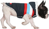 HDE dog puffer jacket with fleece lining for warm winter outings