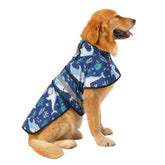 HDE dog raincoat jacket water-resistant fabric keeps pets dry during walks