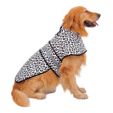 HDE dog raincoat water-resistant fabric keeps pets dry during rain