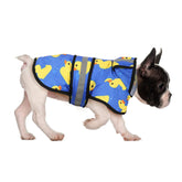 HDE dog raincoat water-resistant hooded poncho keeps pets dry on walks