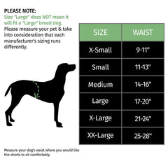 HDE dog swim trunks back view with open underside for easy potty breaks on the go