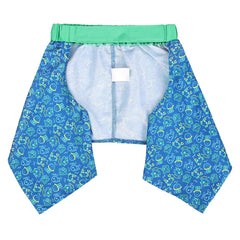 HDE dog swim trunks fabric closeup in lightweight material ideal for sun and water