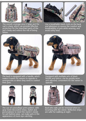 HDKUW spiked small dog vest breathable mesh lining keeps dogs cool