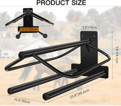 HDYEGY double pad bar rack provides space for saddle pads and blankets.
