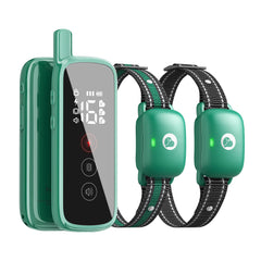 Heaflex dog shock collar touch screen interface enables quick training control.