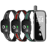 Heaflex three-dog collar remote enables synchronized training across multiple dogs.