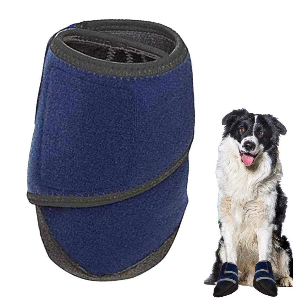 Healers anti-slip dog boots closeup showing secure wrap and breathable fabric for paw care