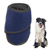 Healers anti-slip dog boots closeup showing secure wrap and breathable fabric for paw care