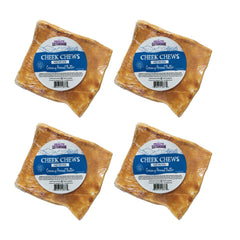 Health Extension Cheek Chews beef cheek slices closeup provides a long-lasting chew for training