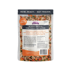 Health Extension Gently Cooked dog food bowl served—home-style dinner appeal.