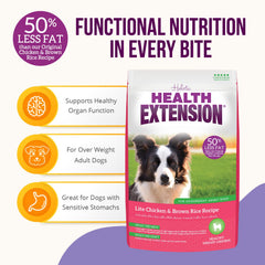 Health Extension Lite brown rice detail highlighting digestibility
