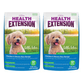 Health Extension Little Bites bag front highlighting small-breed formula for easy digestion