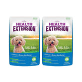 Health Extension Little Bites small-breed kibble closeup supports easy chewing.