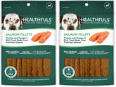 HEALTHFULS filete salmón para perros, paquete 2: recompensa sabrosa y nutritiva.