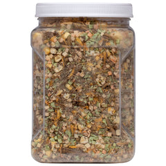 Healthy Herp Bearded Dragon Food Instant Meal large feeding cup facilitates easy serving and storage.