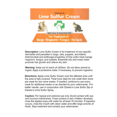 Healthy Paw Life lime sulfur cream on cat supports dry skin care and gentle soothing.