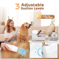 HEAPETS 3L dust bin capacity enables less frequent emptying during deshedding sessions