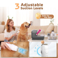 HEAPETS 3L dust bin capacity keeps grooming sessions running longer with less emptying.