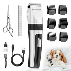 HEAPETS dog clippers cordless design enables unrestricted grooming sessions.