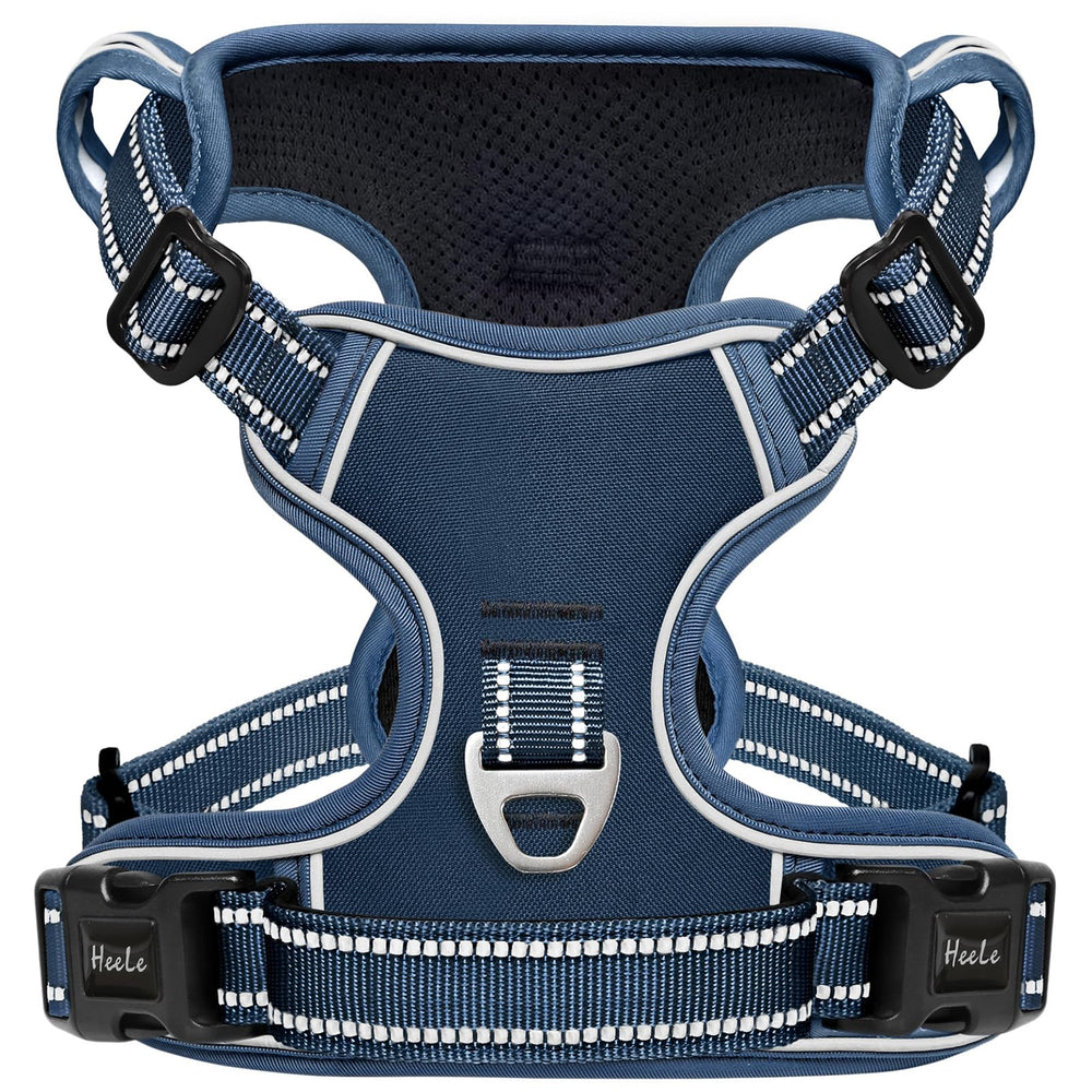 HEELE harness royal blue M with reflective finish for safer evening walks.