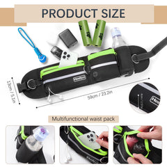 Heellpxi reflective stitching on green leash improves night visibility