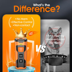 HeeNzz dog bark deterrent in outdoor use shows portable, discreet anti barking tool for parks and yards
