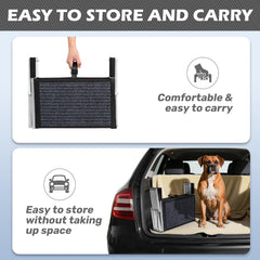 Heeyoo dog steps adjustable height to fit your vehicle perfectly.