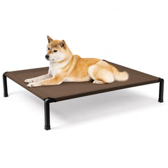 Heeyoo elevated dog bed cooling design for breathable outdoor comfort