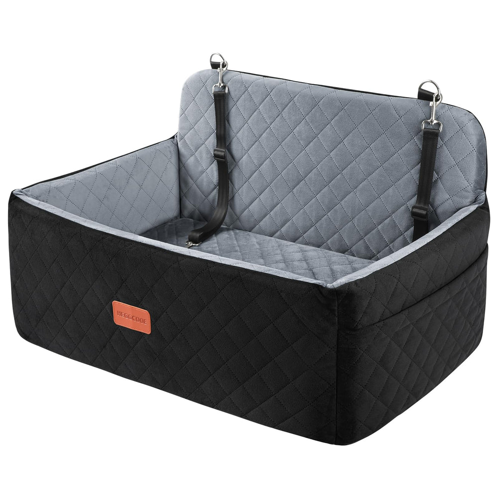 HEGGCOOE dog car seat with elevated view improves window visibility during rides