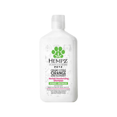 Hempz Petz Dog Shampoo bottle pour enables gentle, easy cleansing