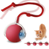 Hengulus Cola Rápida 2.0 en movimiento, juguete interactivo para gatos de interior