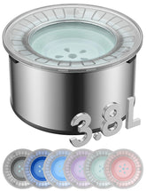 Heouvo 1Gallon dog water bowl with lid reduces spills in car