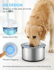 Heouvo 1Gallon bowl capacity suitable for large dogs and multi-pet homes