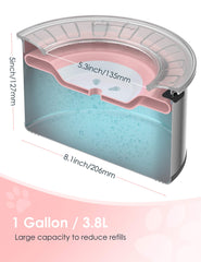Heouvo floating disk demonstrates slow-drink capability for controlled sipping.