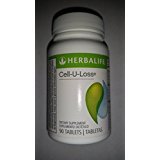 Herbalife Cell-u-loss bottle and label, featuring minerals for electrolyte balance.