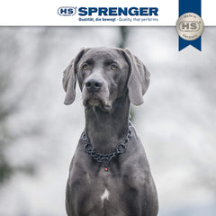 Herm Sprenger control loop detailed view demonstrates leash tightening mechanism