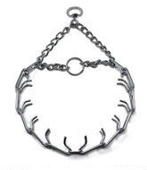 Herm Sprenger prong collar 22in closeup highlighting even-pressure design for safer training