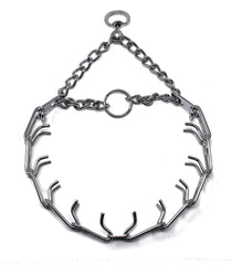 Herm Sprenger prong collar 22in closeup highlighting even-pressure design for safer training