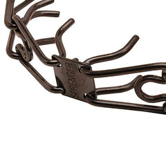 Herm Sprenger prongs close-up emphasizes blunt tips and safety-conscious design
