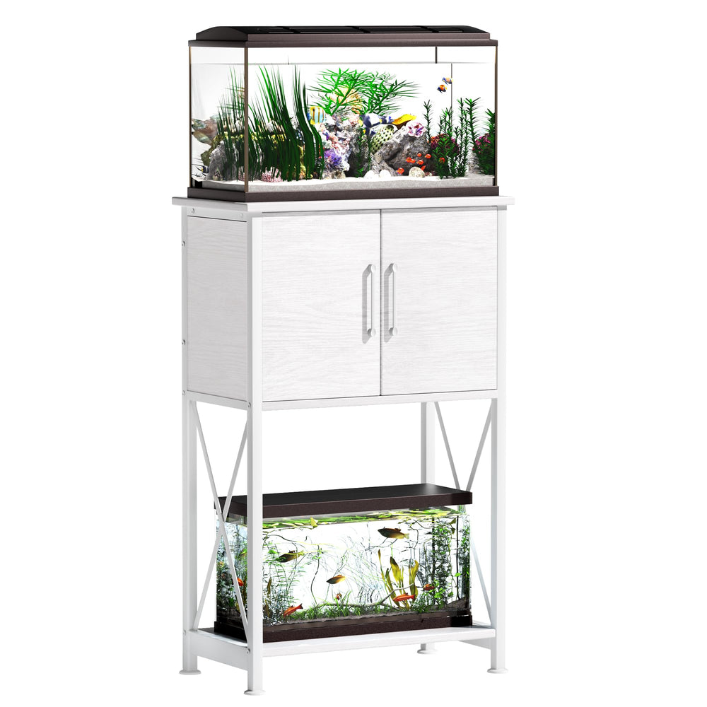 Herture fish tank stand top desk measures 20.5 by 11.02 inches for versatile setup.
