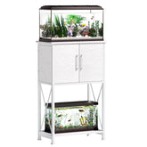 Herture fish tank stand top desk measures 20.5 by 11.02 inches for versatile setup.