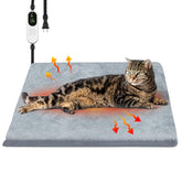 Hervimo pet heating pad showing temperature-control for adjustable warmth.
